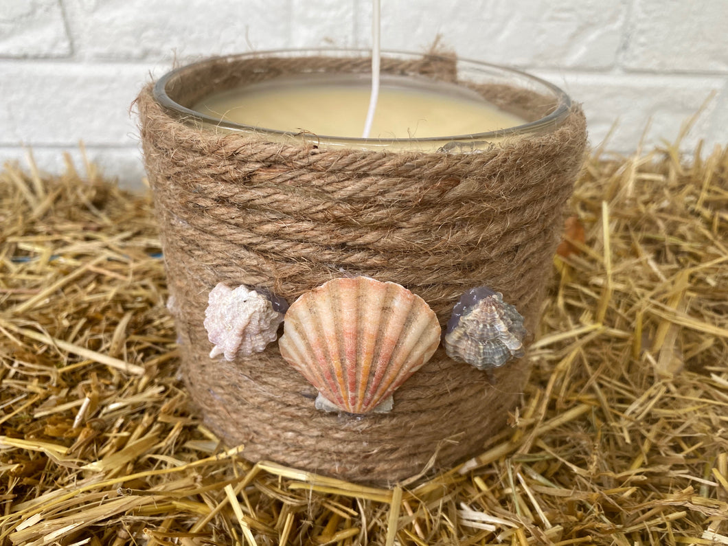 Large Seashell Candle